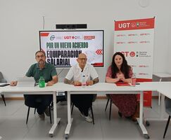 UGT CSIF y CCOO advierten movilizaciones para pedir equiparacin salarial personal Junta