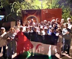 Nios saharauis disfrutan de Las 9 Musas en el Festival de Mrida con Rediongitalcom