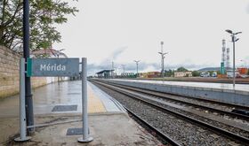 Junta Inevitable corte lnea por obras en estaciones tren de Mrida Aljucn y Cceres