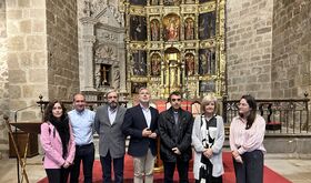 Bazaga elogia trabajo minucioso en restauracin de la iglesia de San Martn de Plasencia