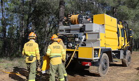 Incendio en Losar afecta a unas 490 hectreas principalmente de matorral de alta montaa