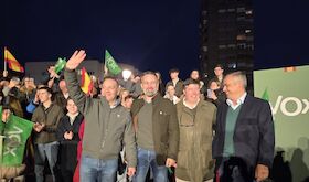 Abascal se vuelca en Extremadura culpando al bipartidismo de los problemas de la regin