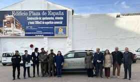 Caja Rural de Extremadura dona un vehculo a la Guardera Rural de Don Benito