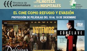 Hasta 19 diciembre Filmoteca de Extremadura llevar 13 proyecciones a 9 hospitales