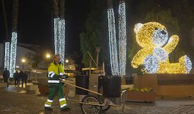 Mrida refuerza su limpieza ante el reto de unas Navidades con ms visitas