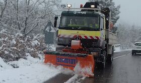 La nieve mantiene tres carreteras cortadas en la provincia de Cceres