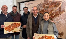 Un nuevo plano histrico actualiza y mejora la imagen de la Ciudad Monumental de Cceres