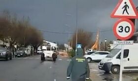 Una veintena de carreteras de la provincia de Cceres afectadas por las intensas lluvias