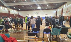 La situacin de la presa de Valuengo va mejorando tras el desalojo de unas 700 personas