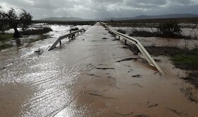 Quince carreteras se encuentran cortadas al trfico en Extremadura