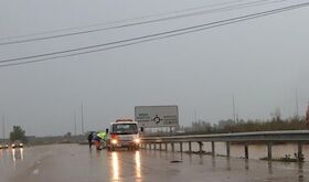 Cortado el acceso a la pedana de Gvora donde el ro contina subiendo