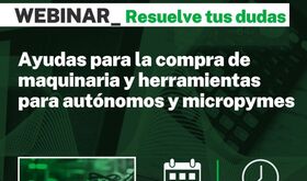 Webinar informar a autnomos pymes y profesionales sobre ayudas para modernizacin