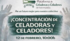 El colectivo de celadores de Extremadura convoca una concentracin 