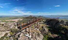 Puebla de Alcocer estrena este mircoles mirador con vistas hacia La Serena y La Siberia