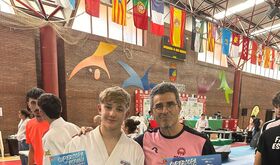 Fran Ardila del Judo Club Stabia subcampen en la Supercopa de Espaa