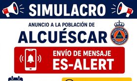 Alcuscar ser escenario de simulacro incendio forestal con evacuaciones y envo ESAlert