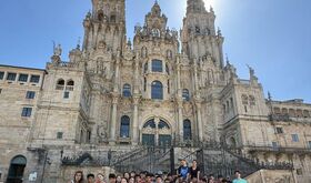 60 alumnos del Colegio Diocesano de Cceres en Camino de Santiago para despedir el curso