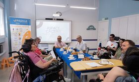 Con ASPACE Miguel Angel Morales conoce necesidades de las personas con discapacidad