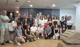 Jvenes Espaa Inglaterra y Mxico en Cursos Internacionales Consorcio Monumental Mrida