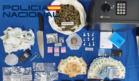 Dos jvenes detenidos por regentar un punto de venta de drogas en Badajoz