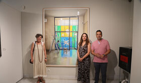 Ramn David Morales y ngel Alen Martnez Premio Internacional de Pintura Eugenio Hermoso