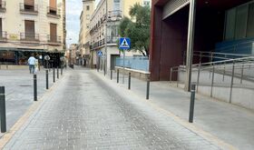 Entorno del paseo de San Francisco de Badajoz concluye su proceso renovacin 