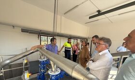 Morn visita la nueva EBAR de Jaraz que ha contado con una inversin de unos 900000