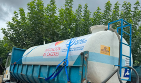 Consorcio MsMedio suministra agua potable a travs de cisternas a Nuomoral y Avellanar