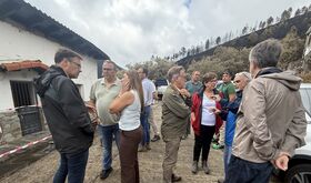 La Junta actuar en el incendio de Las Hurdes para prevenir el arrastre de cenizas