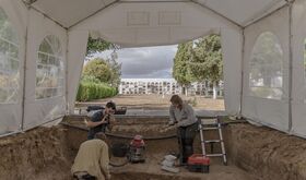 Nueva campaa exhumaciones en Bodonal recupera restos de 10 vctimas represin franquista