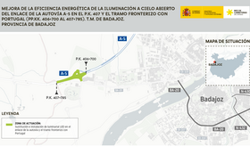 Transportes adjudica la mejora de la iluminacin de la A5 a su paso por Badajoz 