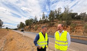 Junta refuerza seguridad vial en EX363 y mejora proteccin motoristas en red autonmica