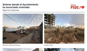 El PSOE reprocha al alcalde de Badajoz que no ha entregado ninguna vivienda 