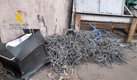 La Guardia Civil esclarece el robo de cableado en la subestacin elctrica de Lobn