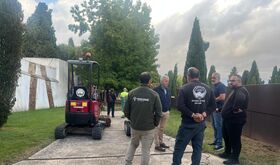 Comienzan trabajos en fosa comn cementerio Cceres para exhumacin de vctimas franquismo
