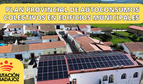Diputacin Badajoz otorga 157M a dotar de instalaciones fotovoltaicas a 165 municipios