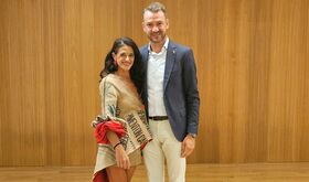 Eva Jabn Farandulera lleva el Oro Rojo de La Vera a la moda sostenible