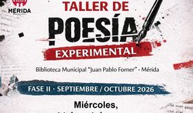 Taller de Poesa Experimental de Yolanda Prez Herreras en Biblioteca Municipal de Mrida