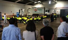Jornada seguridad vial de trabajadores recogida residuos Promedio en Puebla de la Calzada