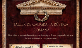 La Biblioteca Municipal de Mrida organiza un taller de Caligrafa Rstica Romana