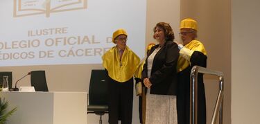 Dra. Montaña Román Gª ingresa como Académica de la Academia de Medicina de Extremadura