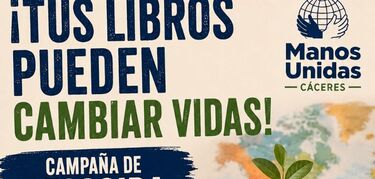 Manos Unidas pone en marcha en Cáceres un rastrillo solidario de libros usados