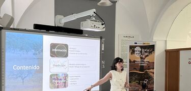 Investigadora de Cicytex presenta el desarrollo de su estudio sobre Fitóftora en Sudáfrica