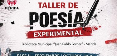 Taller de Poesía Experimental de Yolanda Pérez Herreras en Biblioteca Municipal de Mérida