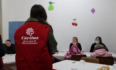 Cáritas y Fundación Ubuntu de Grupo Preving acogen en Badajoz a 31 refugiados ucranianos