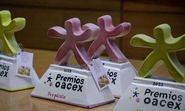 Entrega de los Premios OACEX 2022 organizados por Plena Inclusión Extremadura