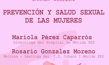Ayuntamiento de Mérida organiza una charla sobre prevención y salud sexual de las mujeres