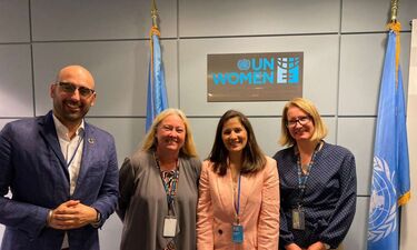 La Junta establece una agenda de trabajo con ONU Mujeres para los próximos meses