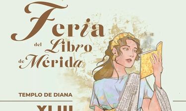 Cartel de una alumna de Escuela de Arte y Superior Diseño de Mérida para Feria del Libro