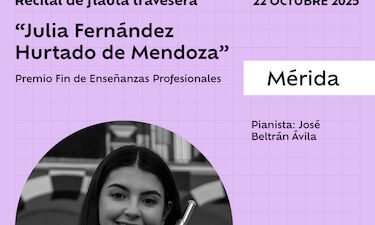 Concierto recital de Julia Fernández en Mérida